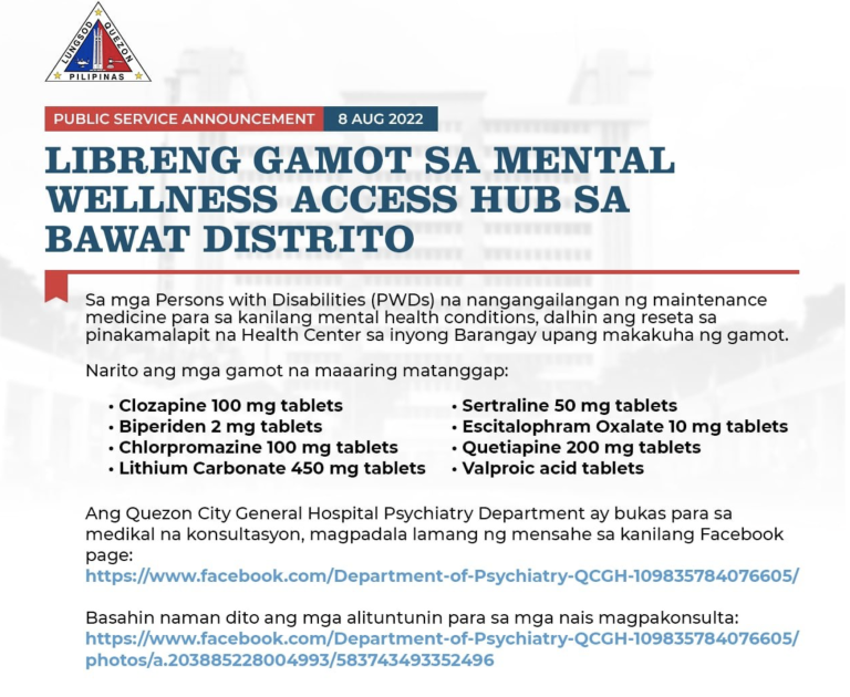 QC Launches Community-Based Mental Health Program